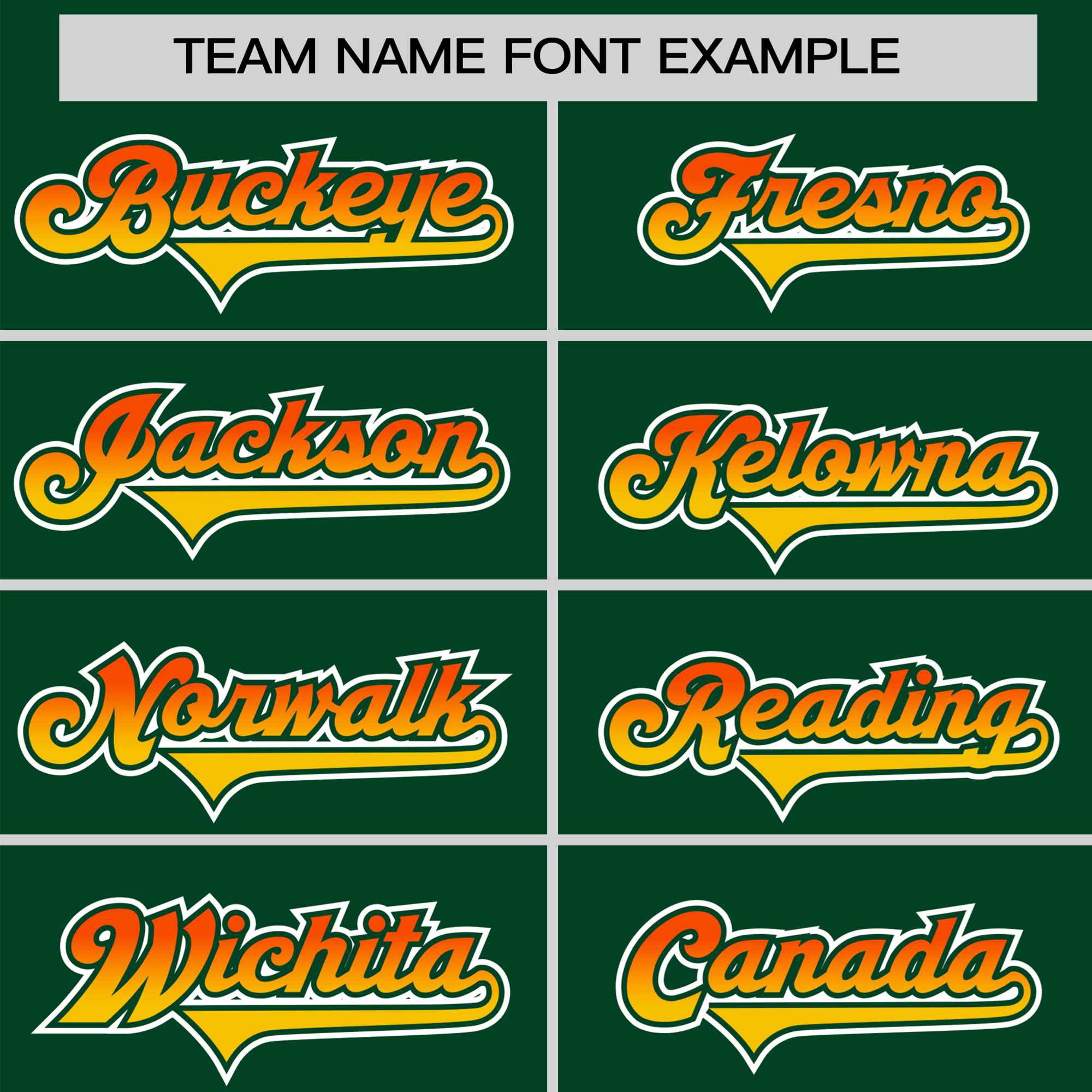 Custom Green Orange-Gold Gradient Fashion Authentic Baseball Jersey