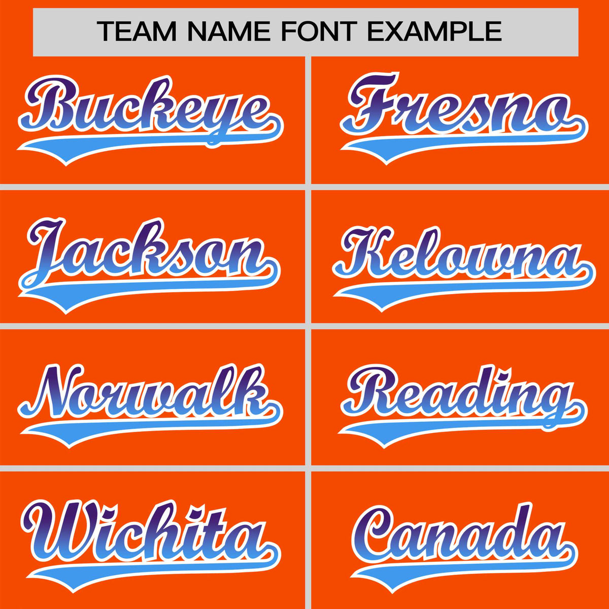 Custom Orange Purple-Powder Blue Gradient Fashion Authentic Baseball Jersey