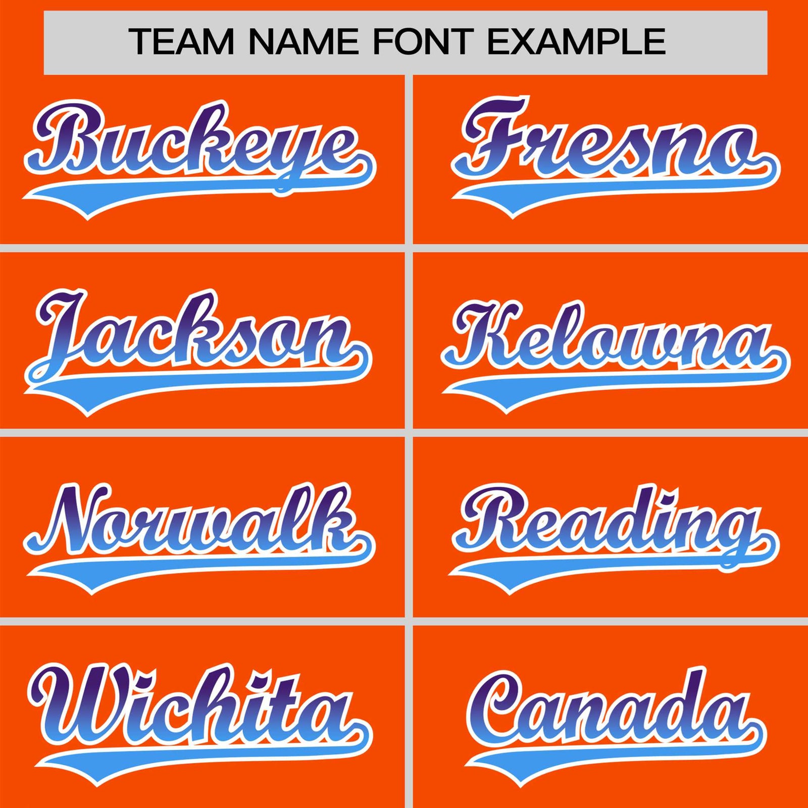 Custom Orange Purple-Powder Blue Gradient Fashion Authentic Baseball Jersey