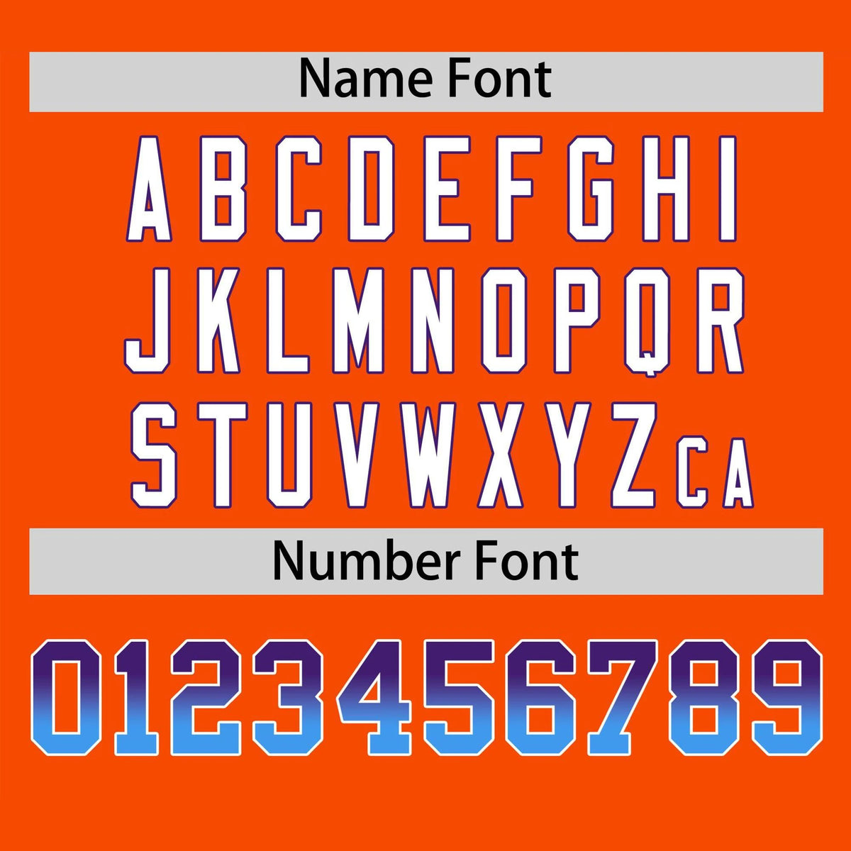 Custom Orange Purple-Powder Blue Gradient Fashion Authentic Baseball Jersey