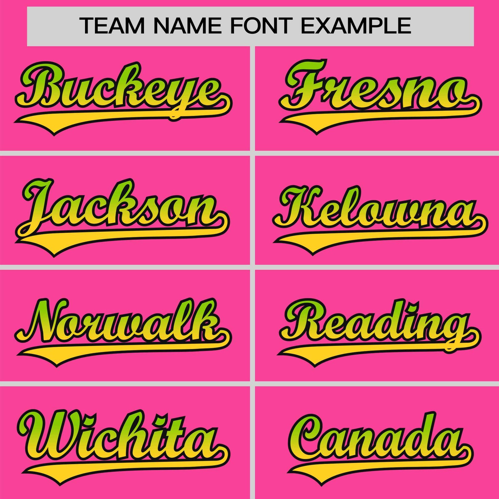 Custom Pink Neon Green-Gold Gradient Fashion Authentic Baseball Jersey