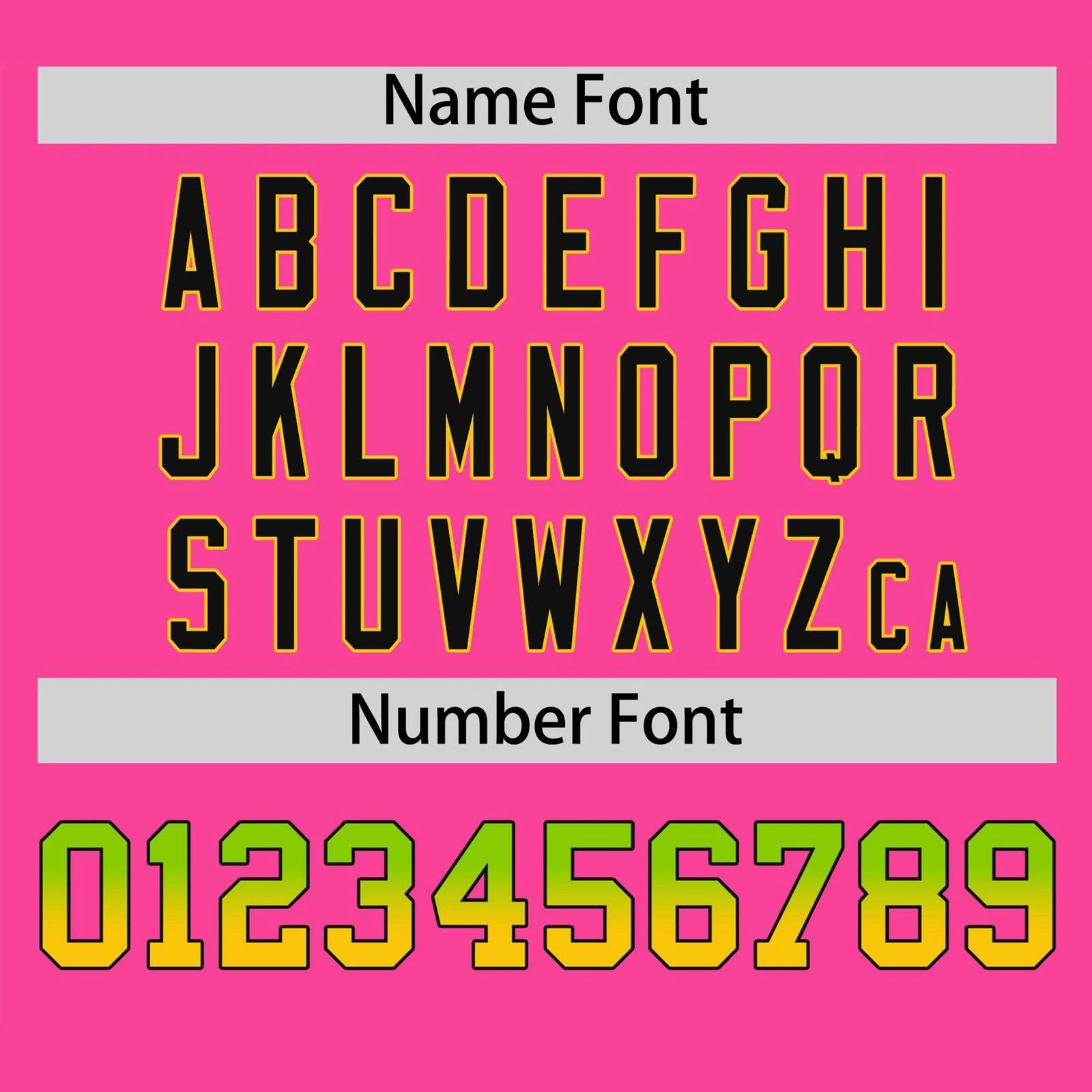 Custom Pink Neon Green-Gold Gradient Fashion Authentic Baseball Jersey