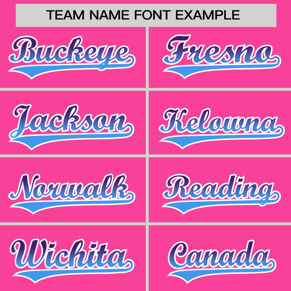 Custom Pink Purple-Powder Blue Gradient Fashion Authentic Baseball Jersey