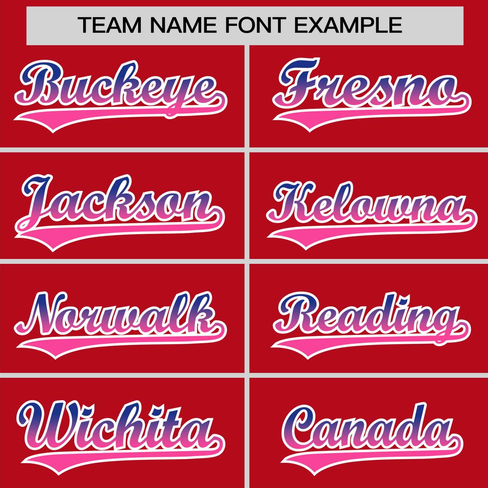 Custom Red Royal Blue-Pink Gradient Fashion Authentic Baseball Jersey