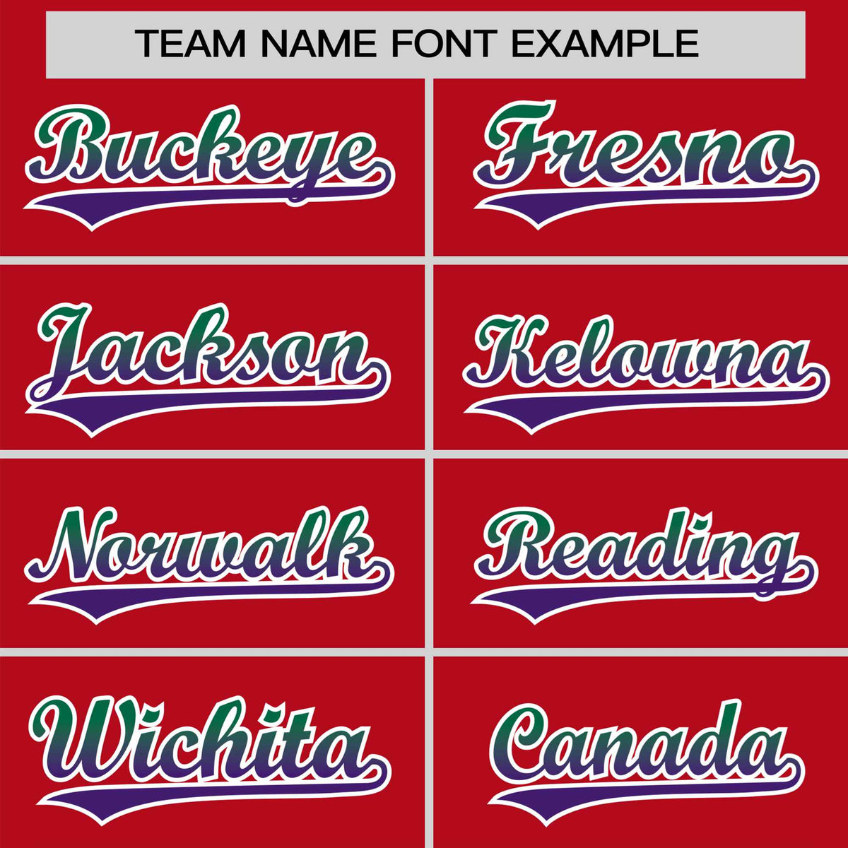 Custom Red Green-Purple Gradient Fashion Authentic Baseball Jersey