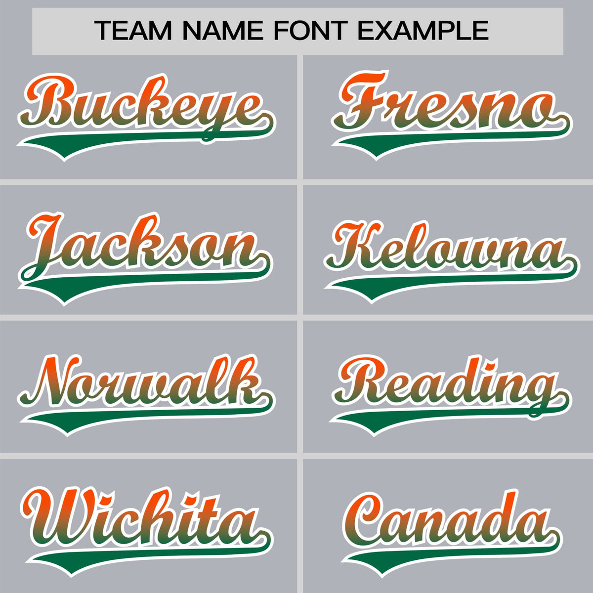 Custom Gray Orange-Kelly Green Gradient Fashion Authentic Baseball Jersey