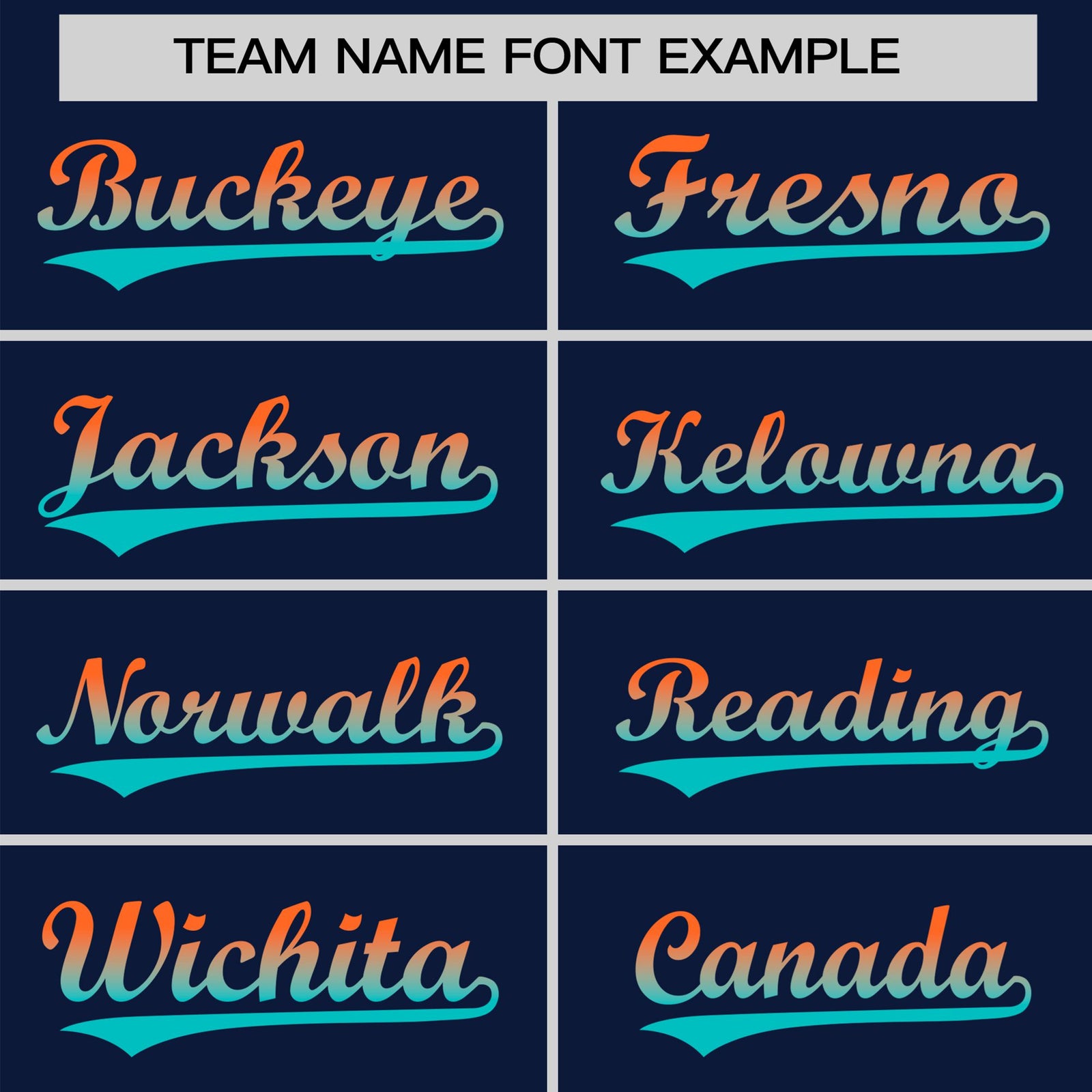 Custom Navy Orange-Aqua Gradient Fashion Authentic Baseball Jersey