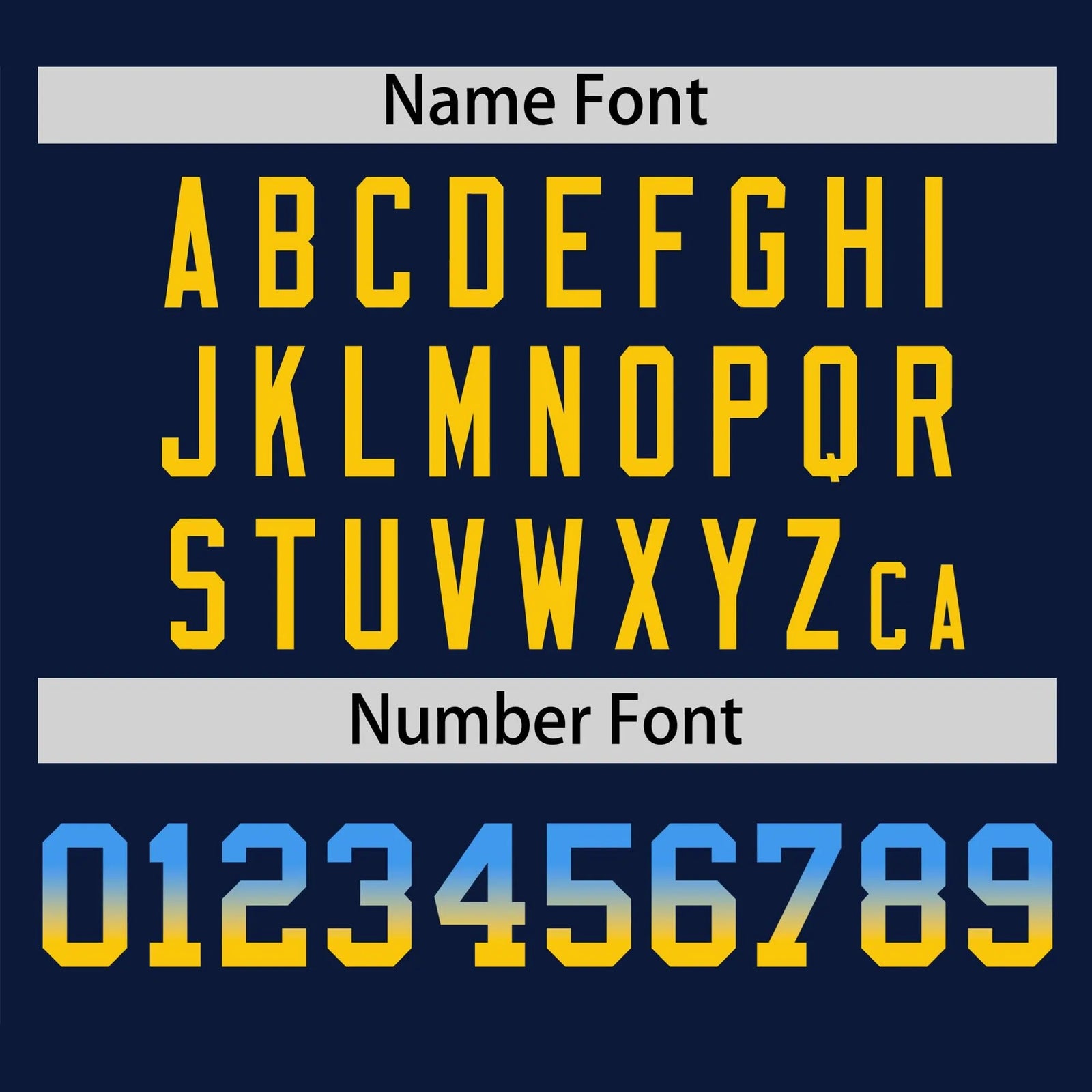 Custom Navy Powder Blue-Gold Gradient Fashion Authentic Baseball Jersey