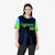 Custom Navy Powder Blue-Neon Green Gradient Fashion Authentic Baseball Jersey