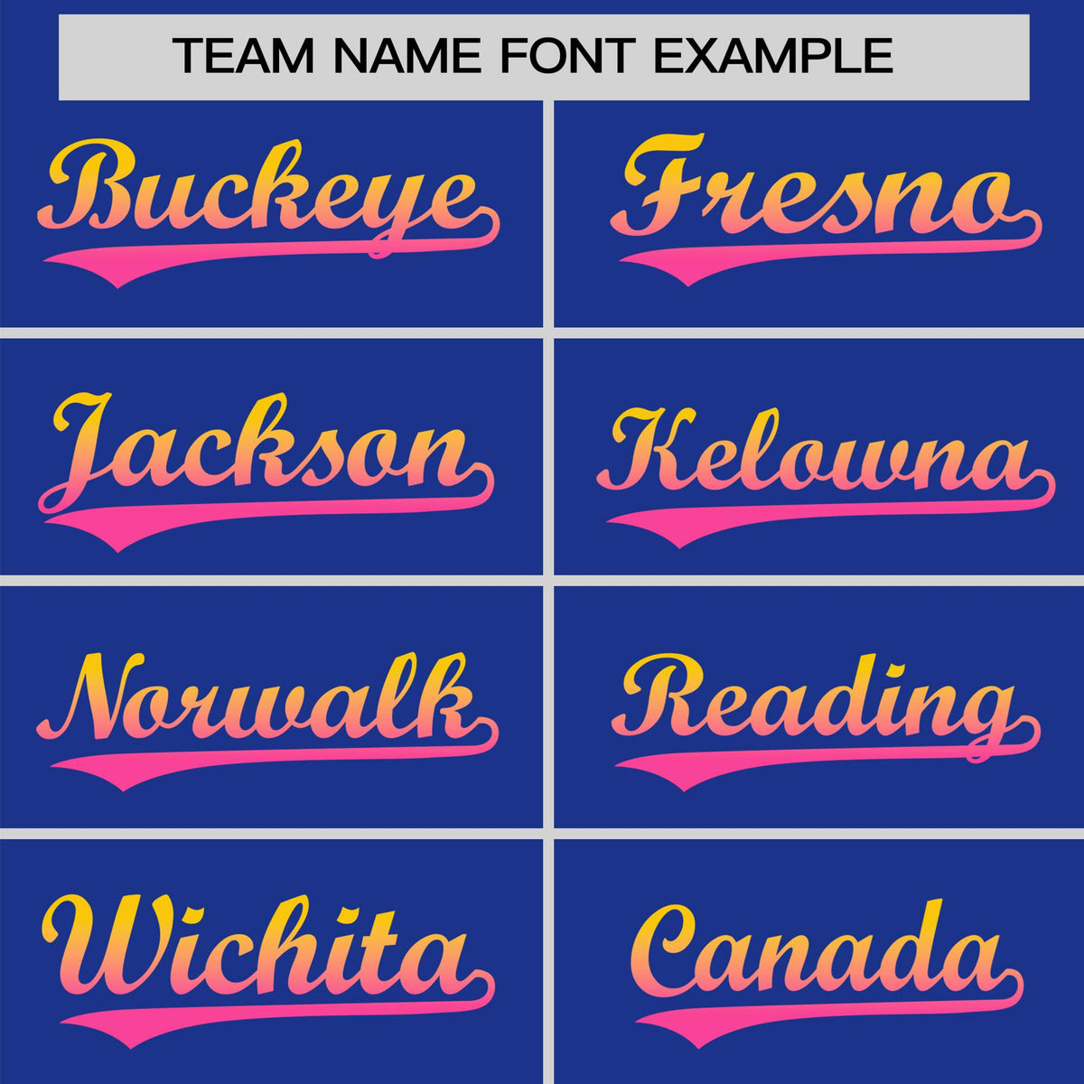 Custom Royal Blue Gold-Pink Gradient Fashion Authentic Baseball Jersey