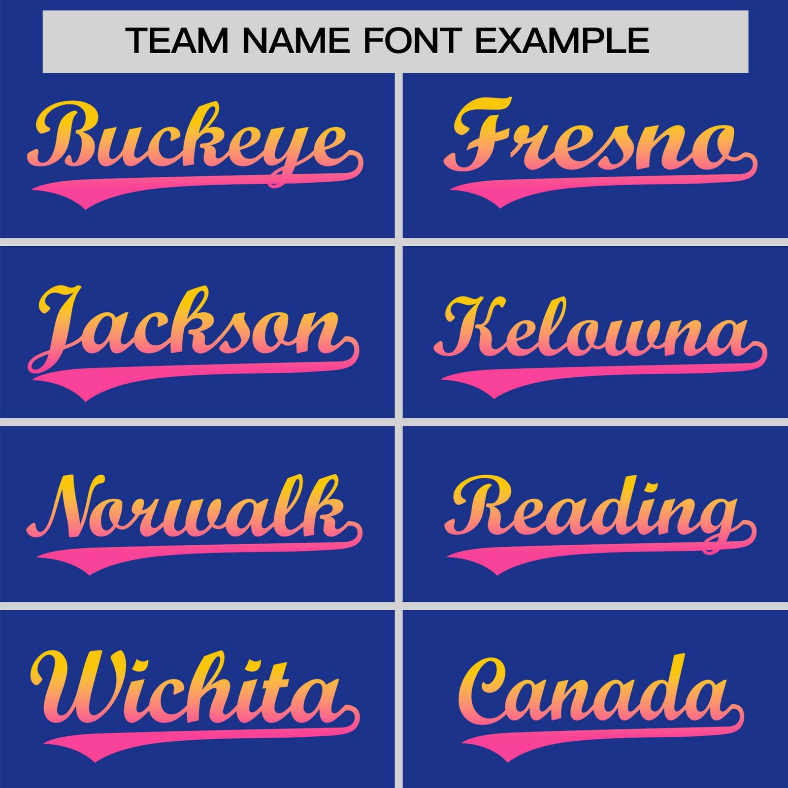 Custom Royal Blue Gold-Pink Gradient Fashion Authentic Baseball Jersey