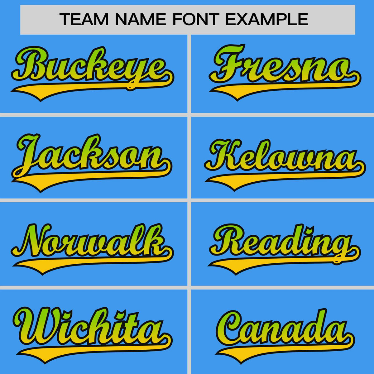 Custom Powder Blue Neon Green-Gold Gradient Fashion Authentic Baseball Jersey