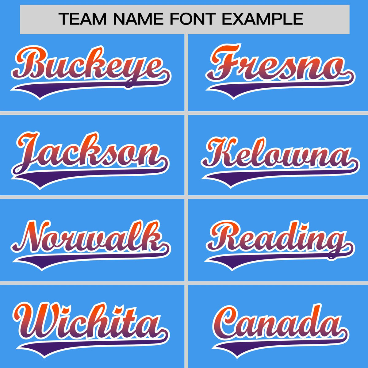 Custom Powder Blue Orange-Purple Gradient Fashion Authentic Baseball Jersey