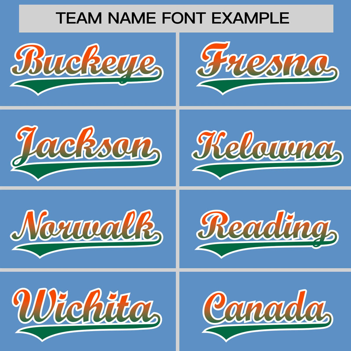 Custom Light Blue Orange-Green Gradient Fashion Authentic Baseball Jersey