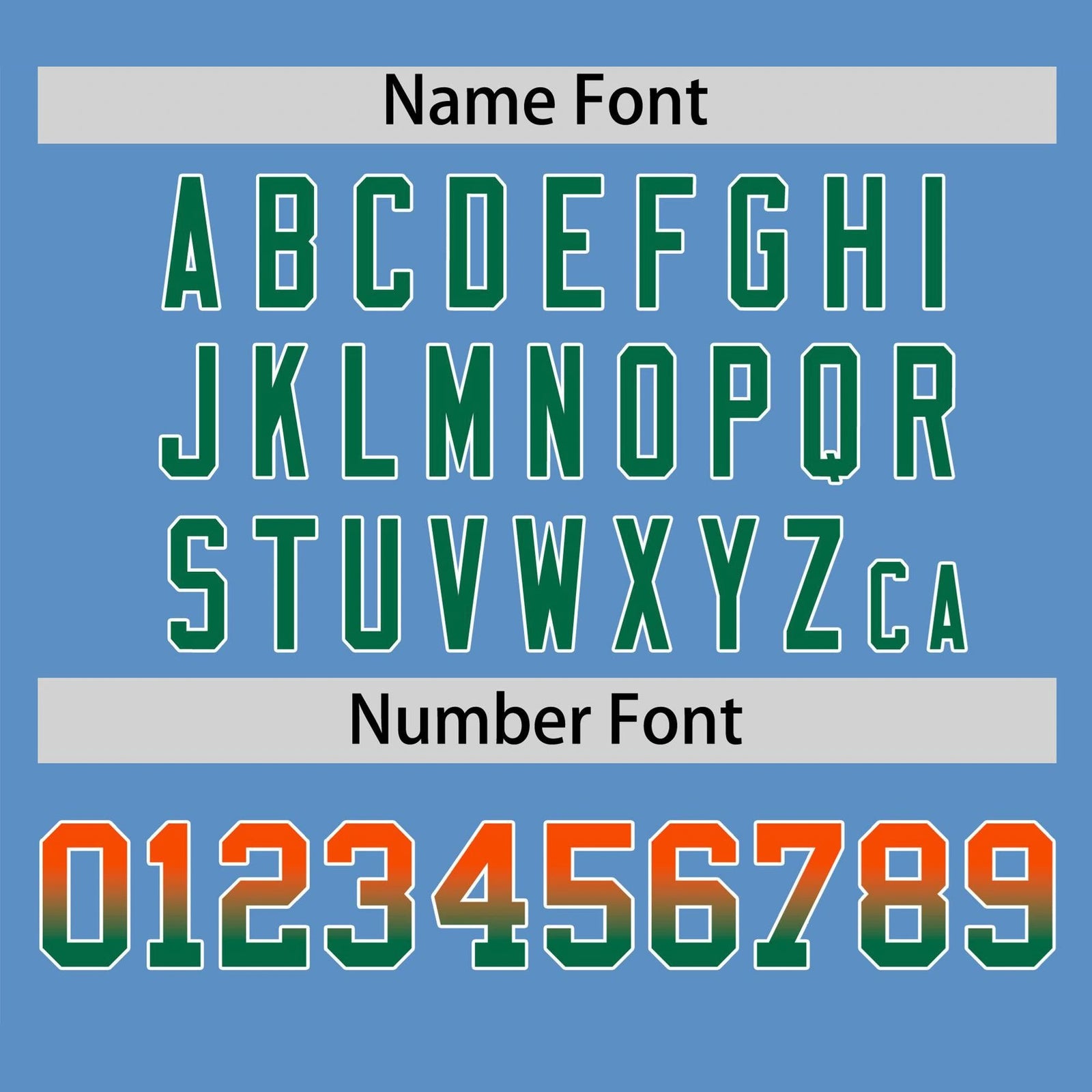 Custom Light Blue Orange-Green Gradient Fashion Authentic Baseball Jersey