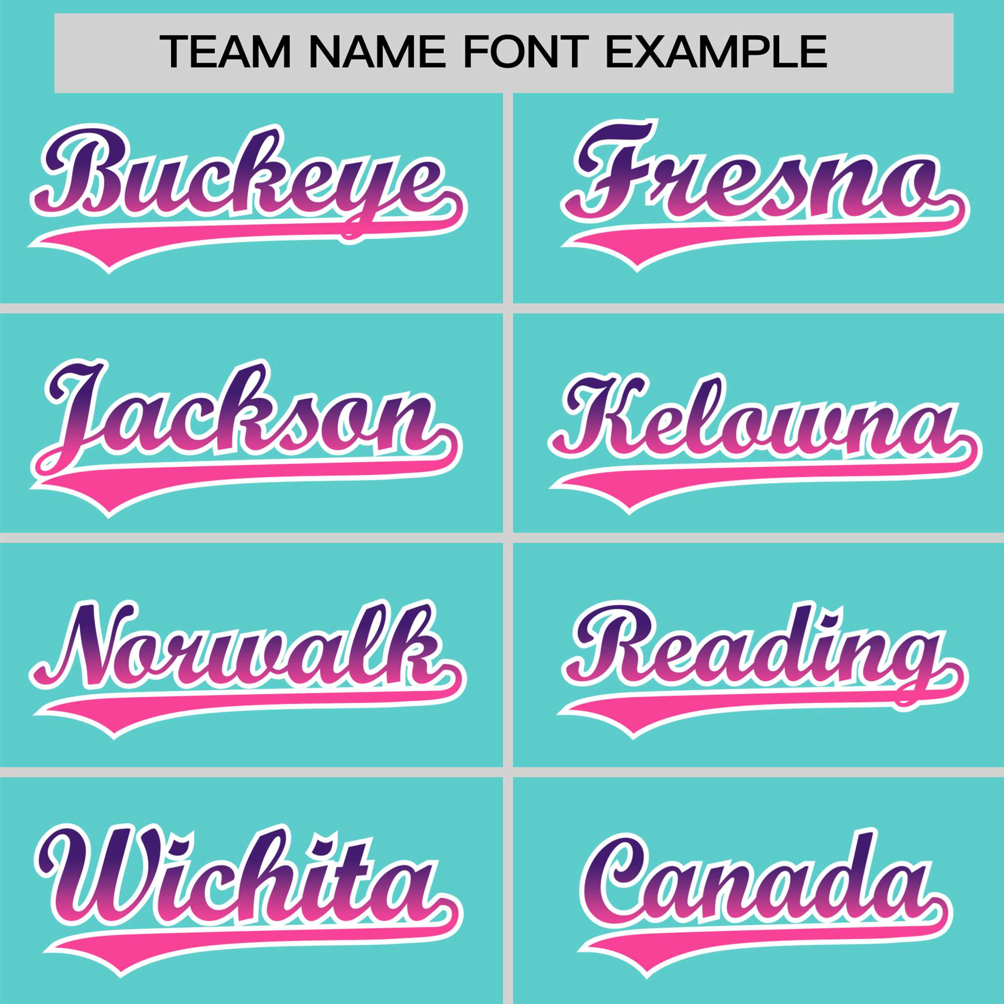 Custom Aqua Purple-Pink Gradient Fashion Authentic Baseball Jersey