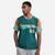 Custom Midnight Green Orange-Aqua Gradient Fashion Authentic Baseball Jersey