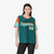 Custom Midnight Green Orange-Aqua Gradient Fashion Authentic Baseball Jersey