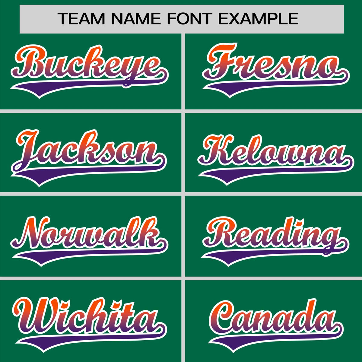 Custom Green Orange-Purple Gradient Fashion Authentic Baseball Jersey