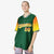 Custom Green Orange-Gold Gradient Fashion Authentic Baseball Jersey