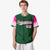 Custom Green Pink-Light Pink Gradient Fashion Authentic Baseball Jersey