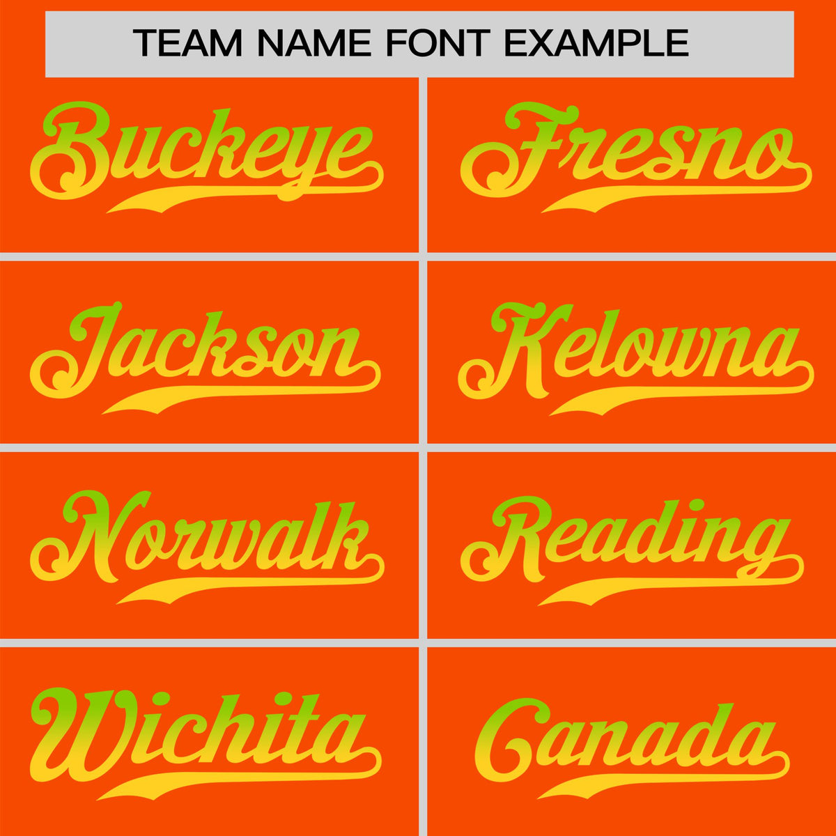 Custom Orange Neon Green-Gold Gradient Fashion Authentic Baseball Jersey