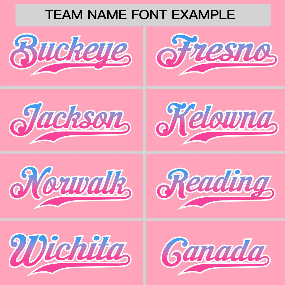 Custom Light Pink Powder Blue-Pink Gradient Fashion Authentic Baseball Jersey