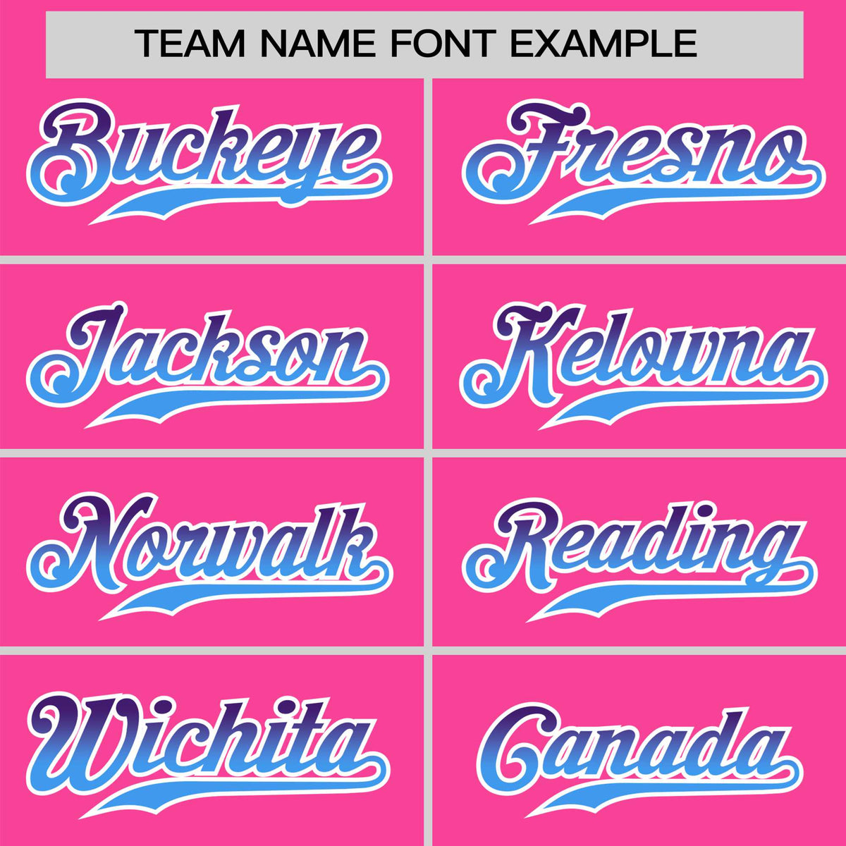 Custom Pink Purple-Powder Blue Gradient Fashion Authentic Baseball Jersey