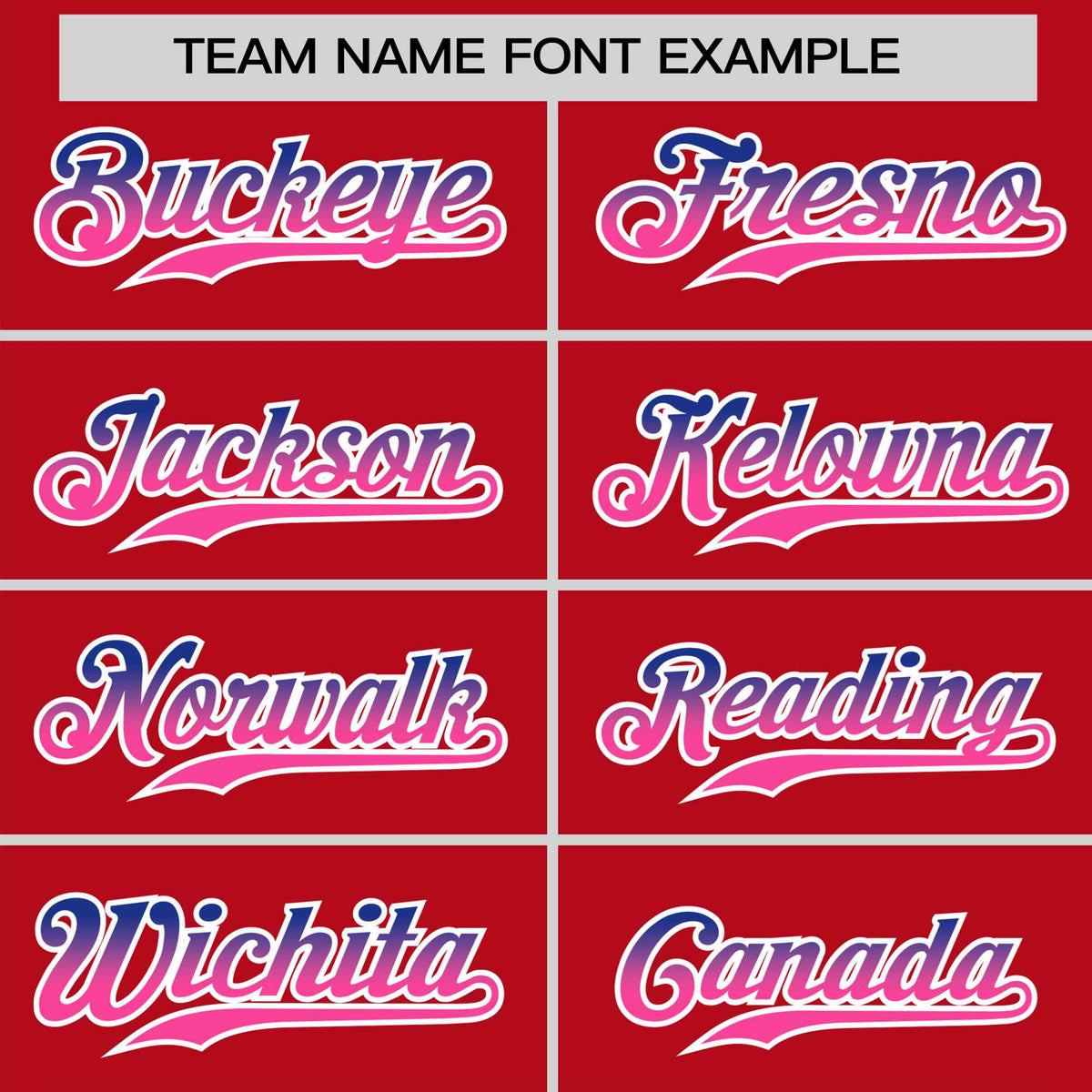 Custom Red Royal Blue-Pink Gradient Fashion Authentic Baseball Jersey