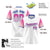 Custom White Pink-Light Pink Gradient Fashion Authentic Baseball Jersey