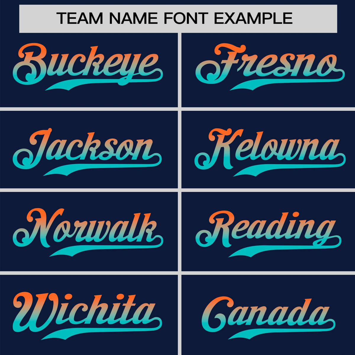 Custom Navy Orange-Aqua Gradient Fashion Authentic Baseball Jersey