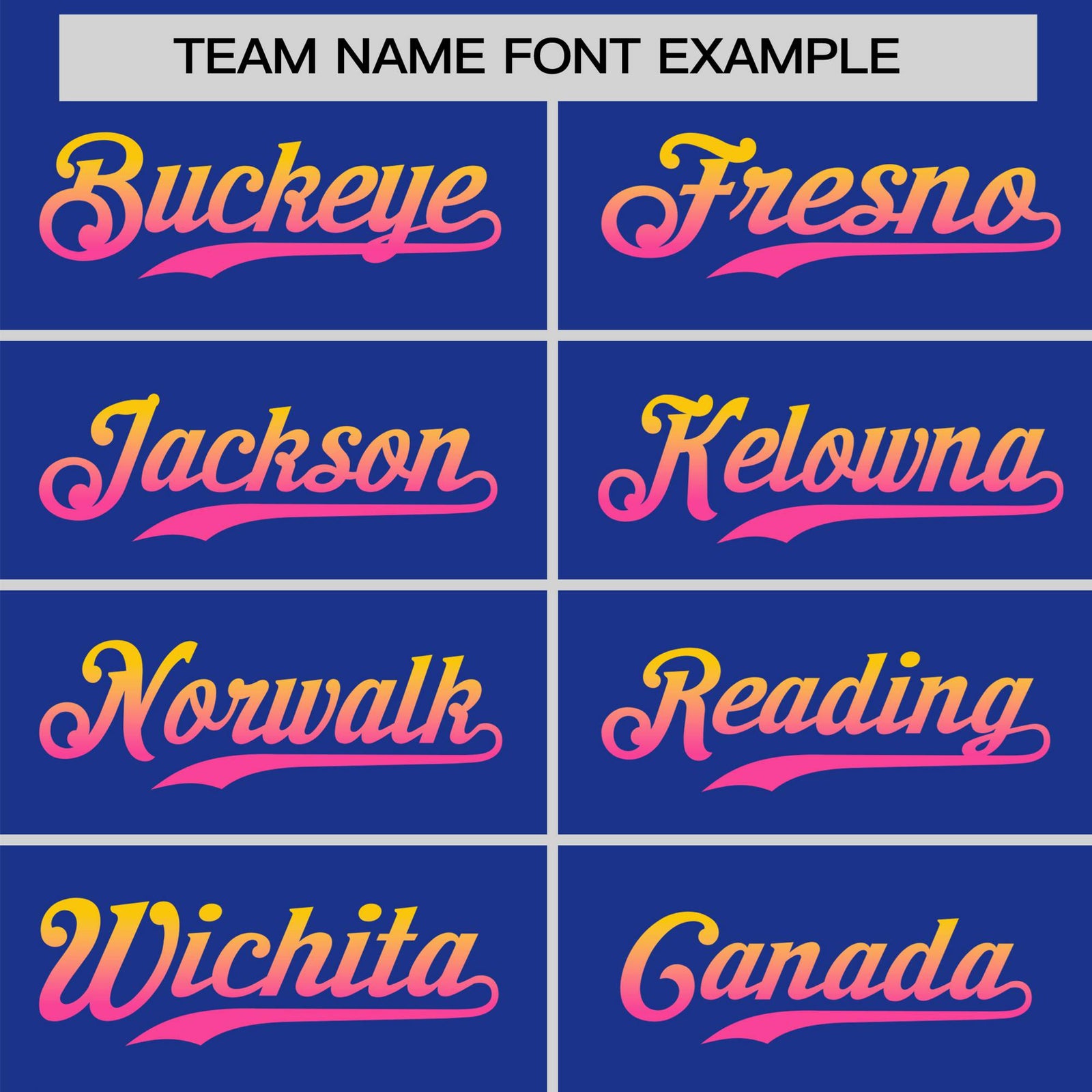 Custom Royal Blue Gold-Pink Gradient Fashion Authentic Baseball Jersey