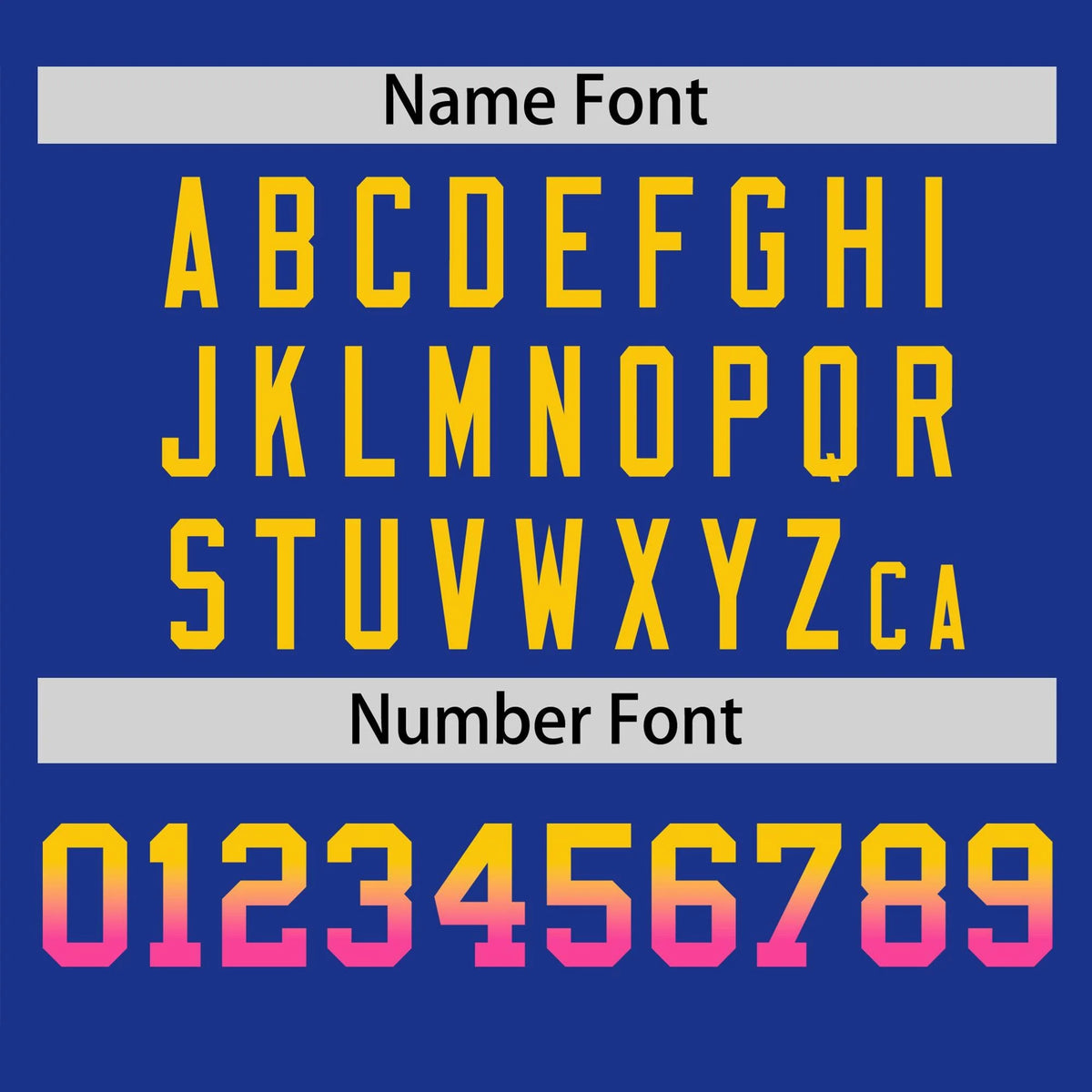 Custom Royal Blue Gold-Pink Gradient Fashion Authentic Baseball Jersey