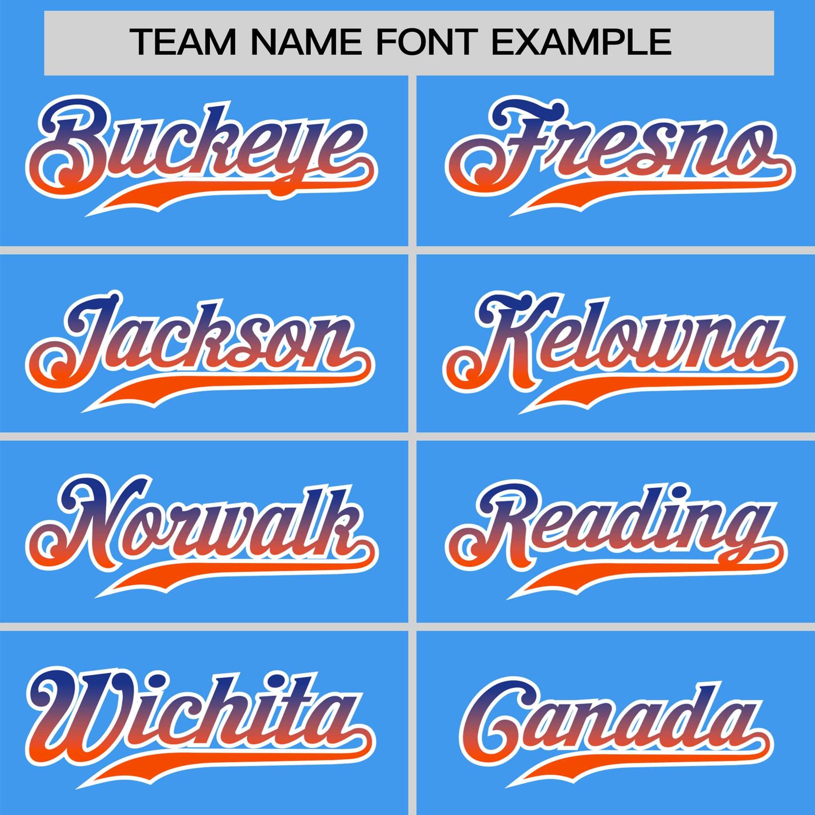 Custom Powder Blue Royal Blue-Orange Gradient Fashion Authentic Baseball Jersey