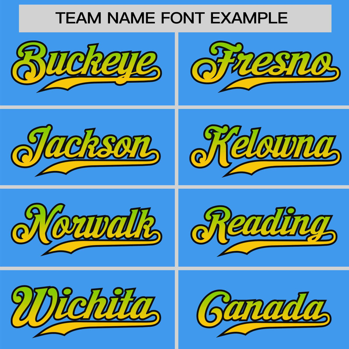 Custom Powder Blue Neon Green-Gold Gradient Fashion Authentic Baseball Jersey