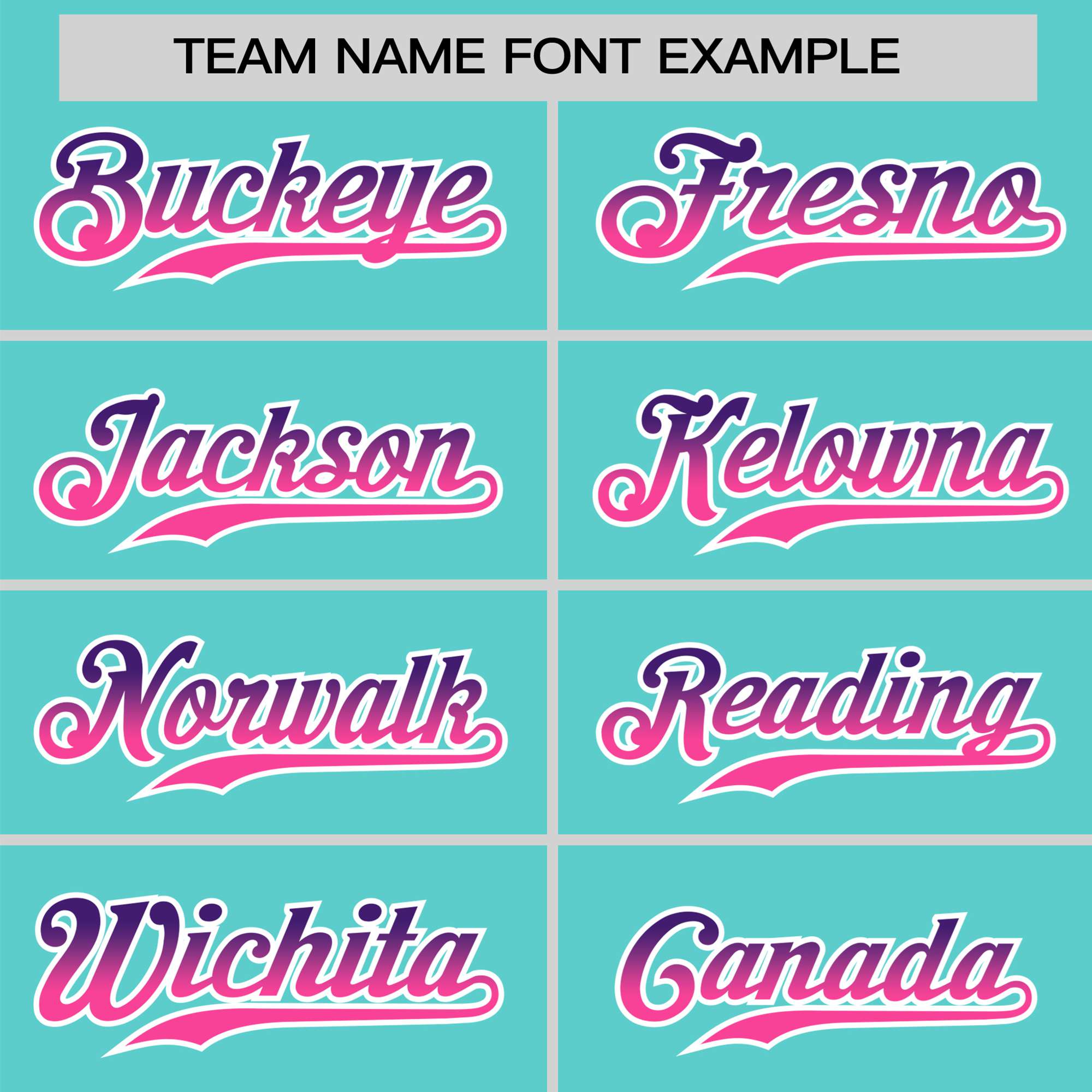 Custom Aqua Purple-Pink Gradient Fashion Authentic Baseball Jersey