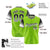 Custom Neon Green Dark Gray-Gray Gradient Fashion Authentic Baseball Jersey