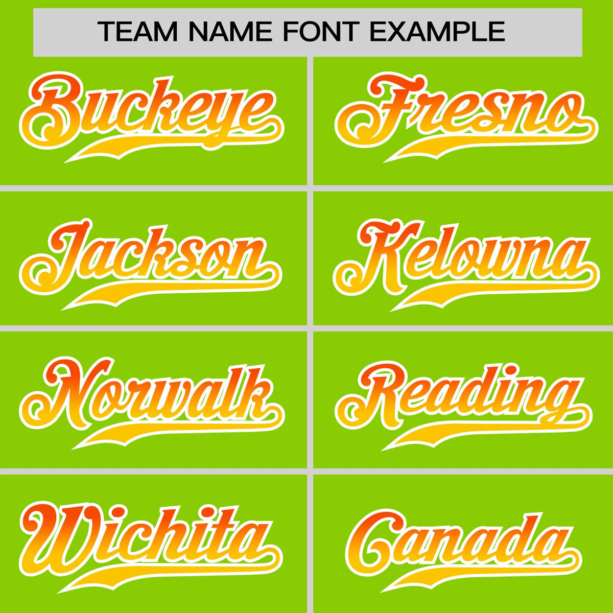 Custom Neon Green Orange-Gold Gradient Fashion Authentic Baseball Jersey