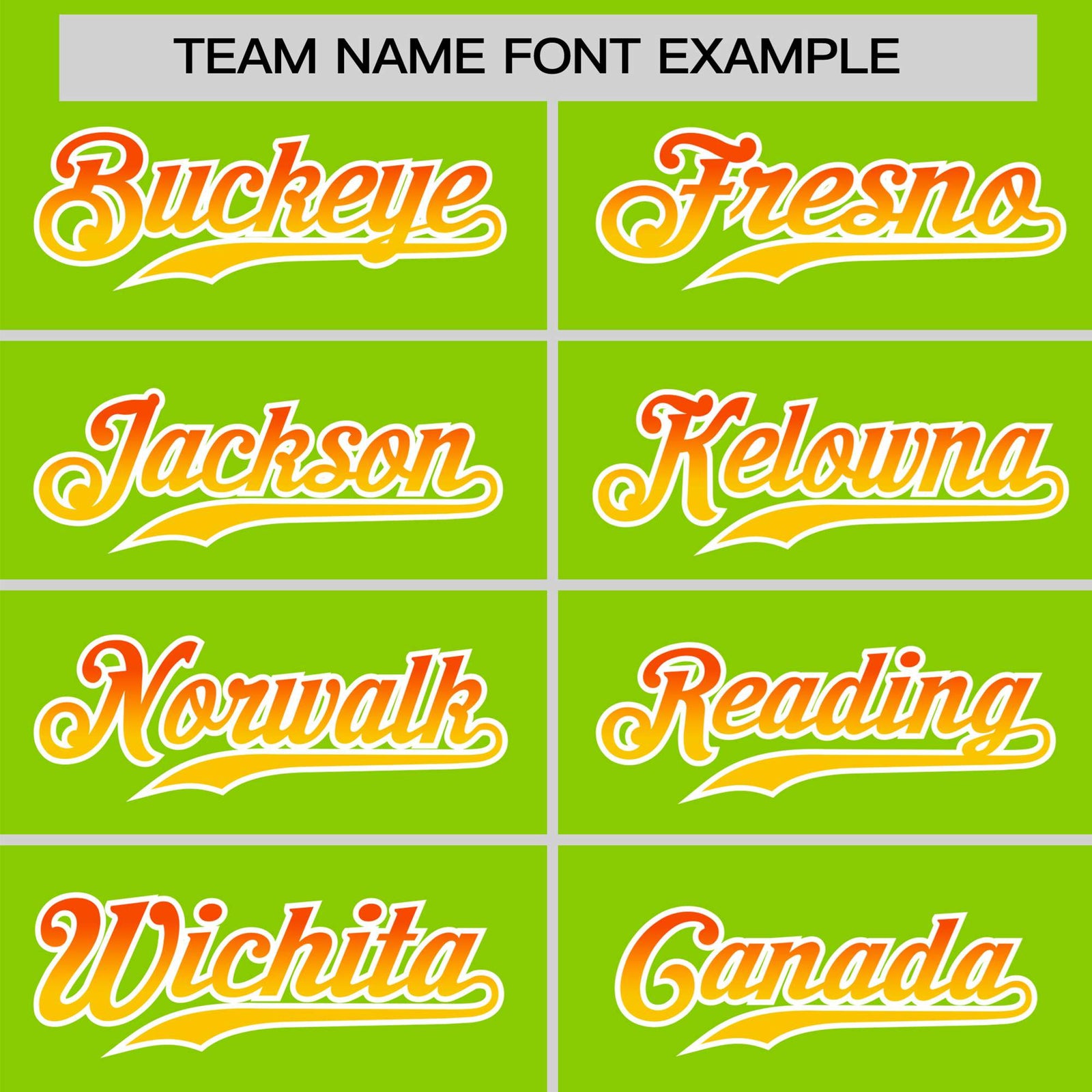 Custom Neon Green Orange-Gold Gradient Fashion Authentic Baseball Jersey