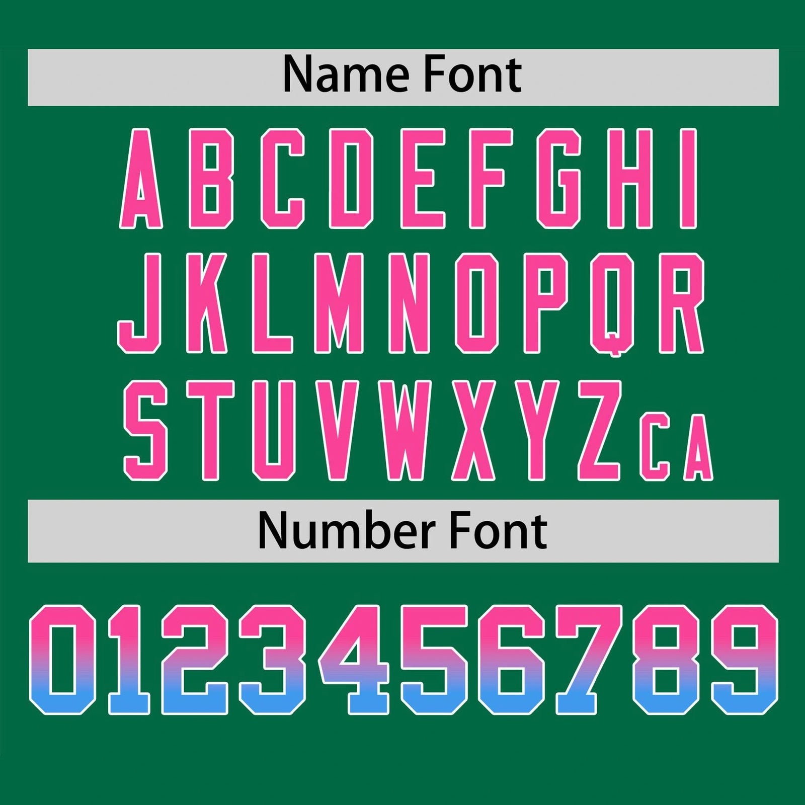 Custom Green Pink-Powder Blue Gradient Fashion Authentic Baseball Jersey