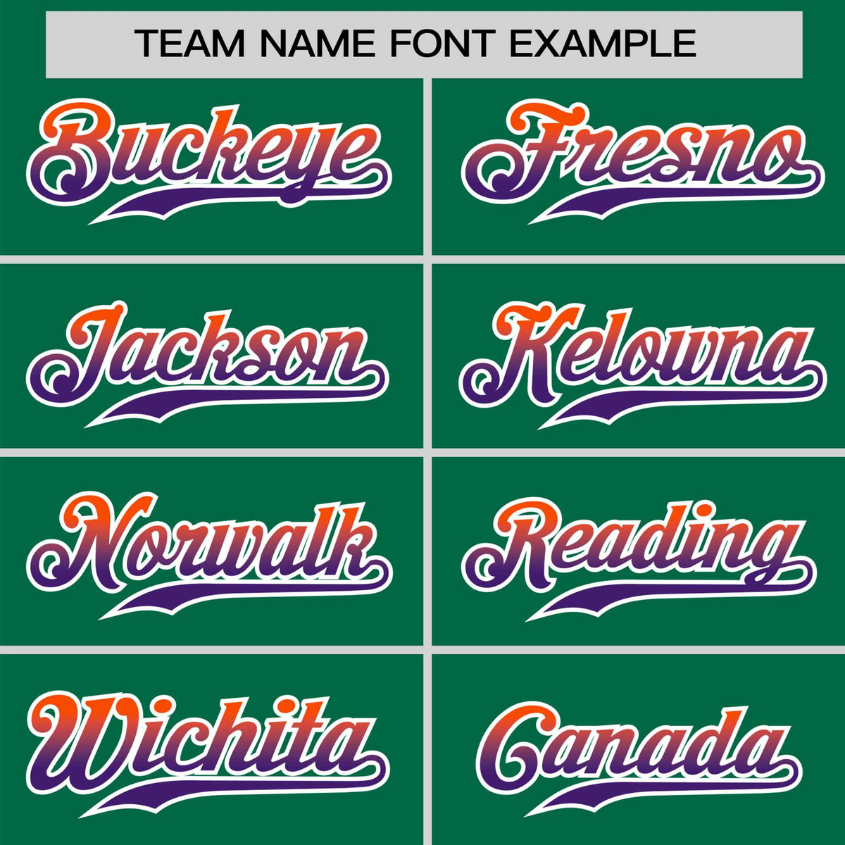 Custom Green Orange-Purple Gradient Fashion Authentic Baseball Jersey