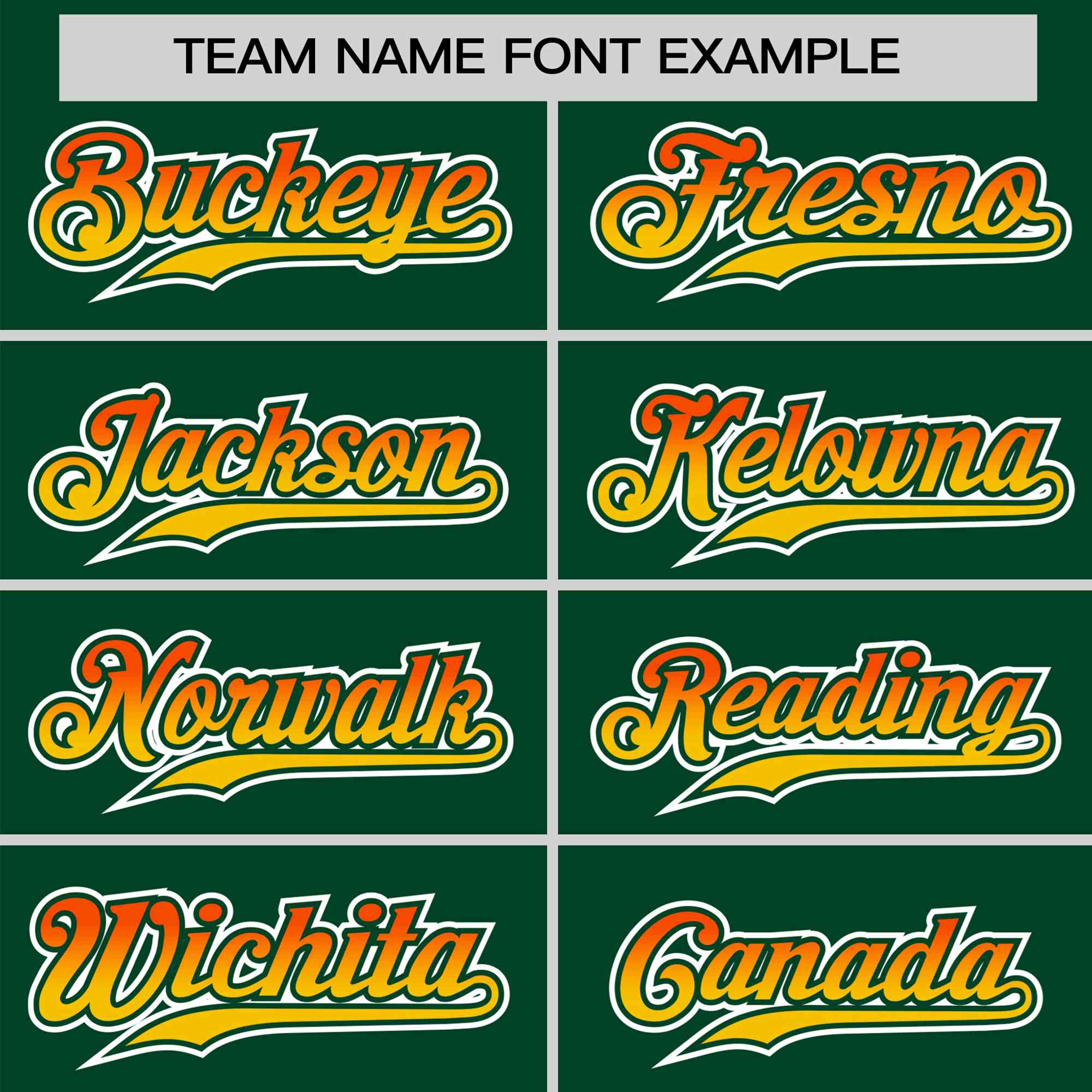 Custom Green Orange-Gold Gradient Fashion Authentic Baseball Jersey