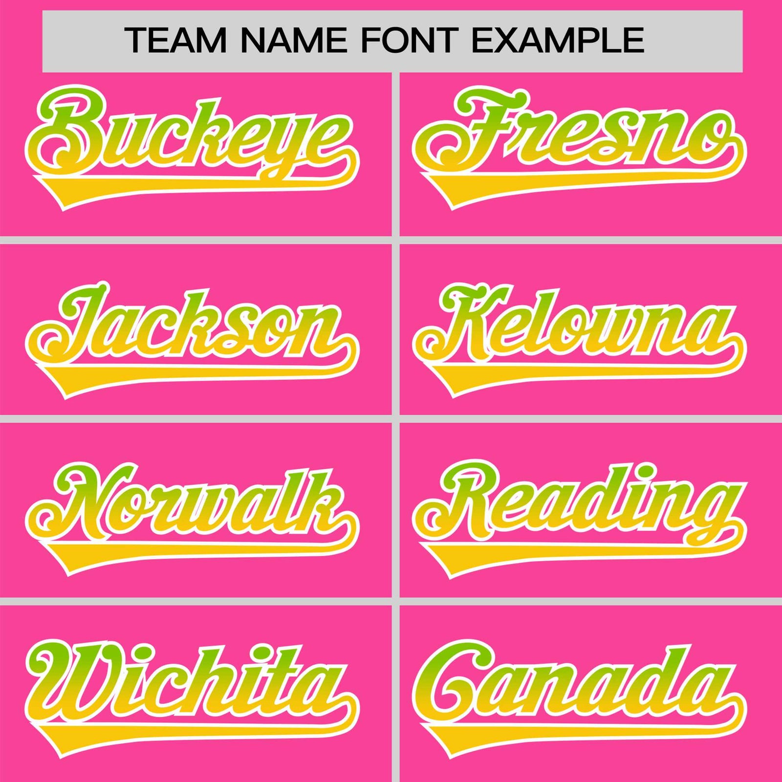 Custom Pink Neon Green-Gold Gradient Fashion Authentic Baseball Jersey