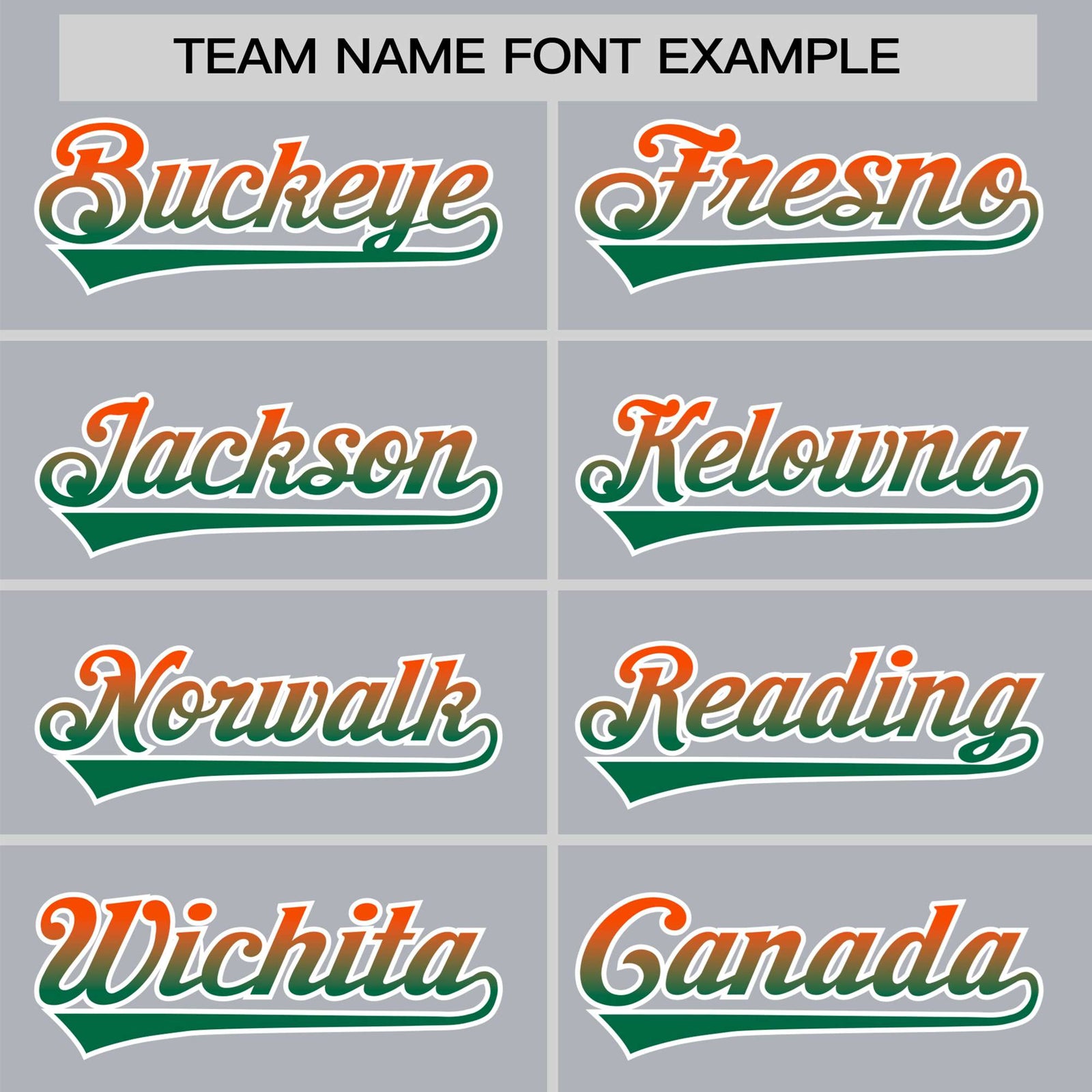 Custom Gray Orange-Kelly Green Gradient Fashion Authentic Baseball Jersey