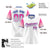 Custom White Pink-Light Pink Gradient Fashion Authentic Baseball Jersey