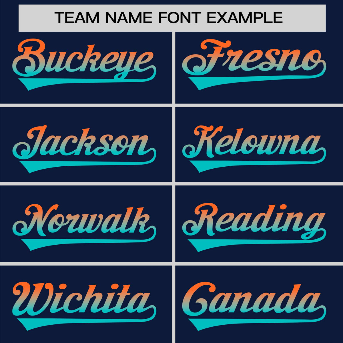 Custom Navy Orange-Aqua Gradient Fashion Authentic Baseball Jersey