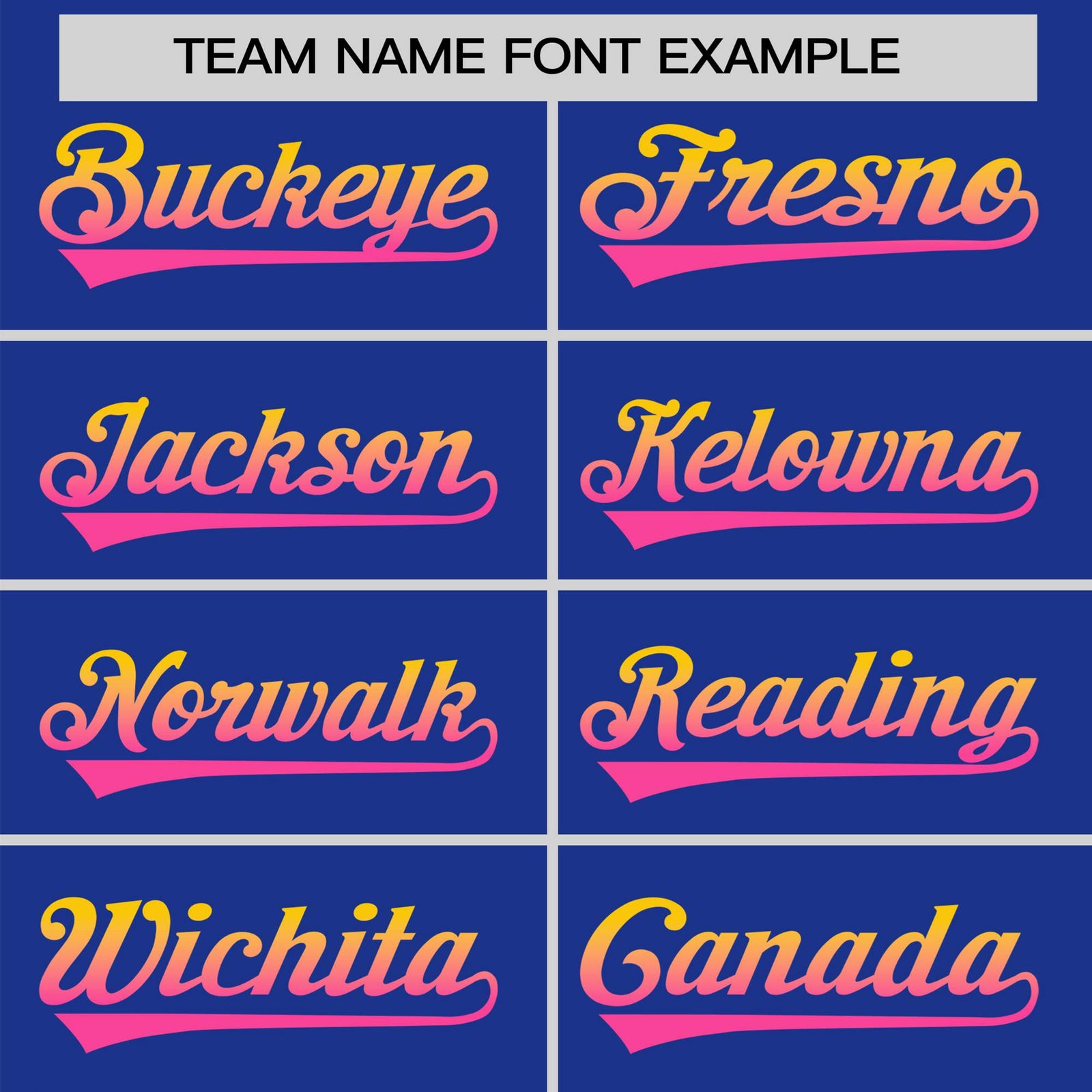 Custom Royal Blue Gold-Pink Gradient Fashion Authentic Baseball Jersey