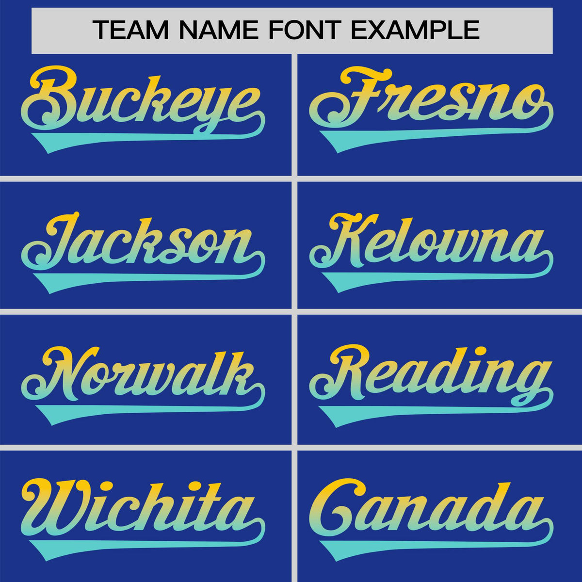 Custom Royal Blue Gold-Aqua Gradient Fashion Authentic Baseball Jersey