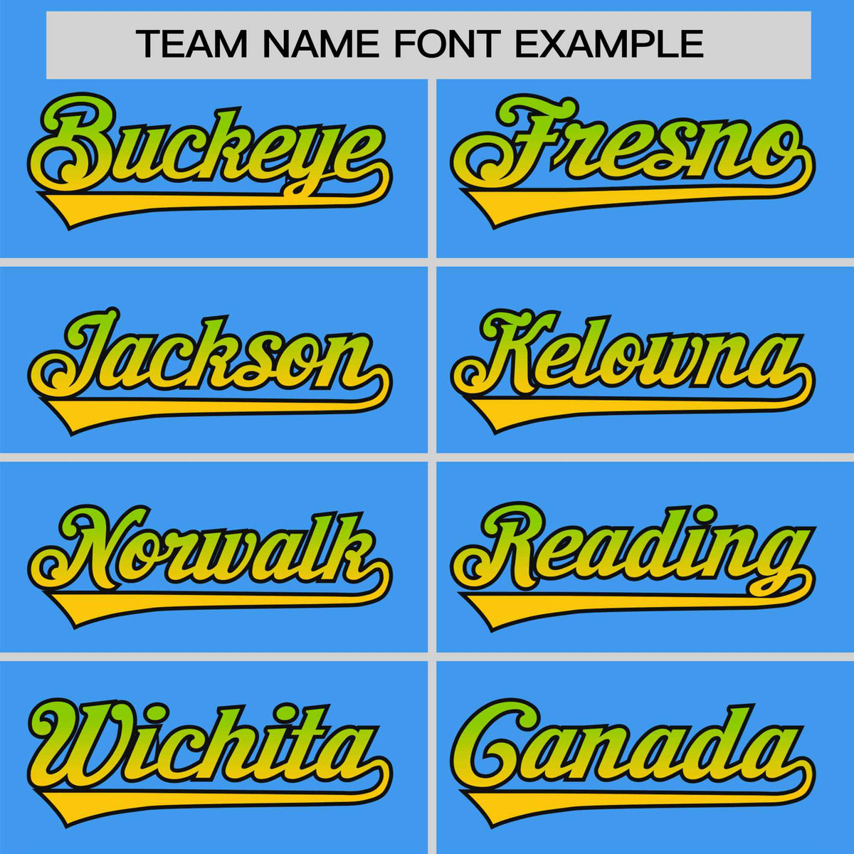 Custom Powder Blue Neon Green-Gold Gradient Fashion Authentic Baseball Jersey