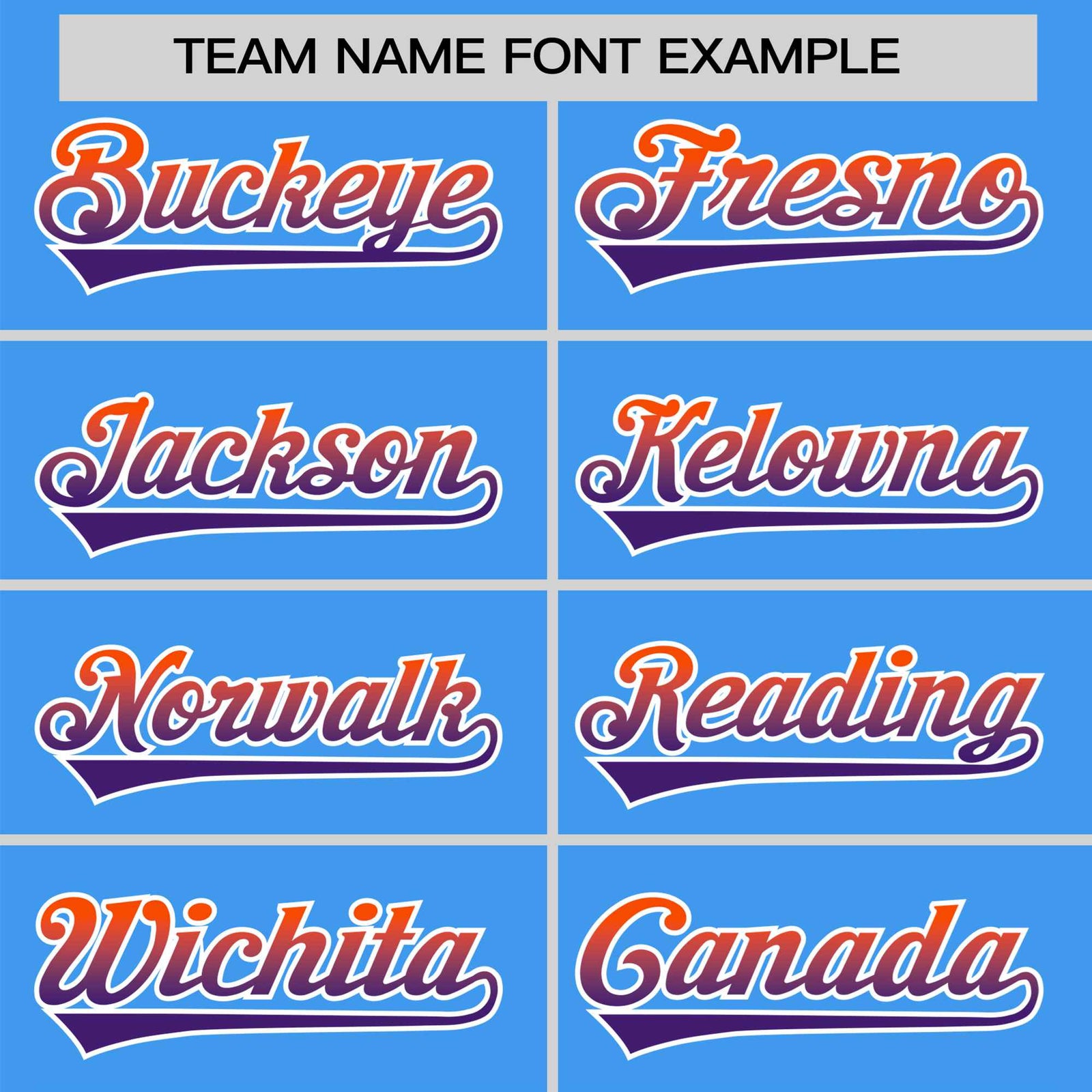 Custom Powder Blue Orange-Purple Gradient Fashion Authentic Baseball Jersey